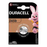 100 x Duracell CR2450 Lithium Coin Cell - Pack of 1