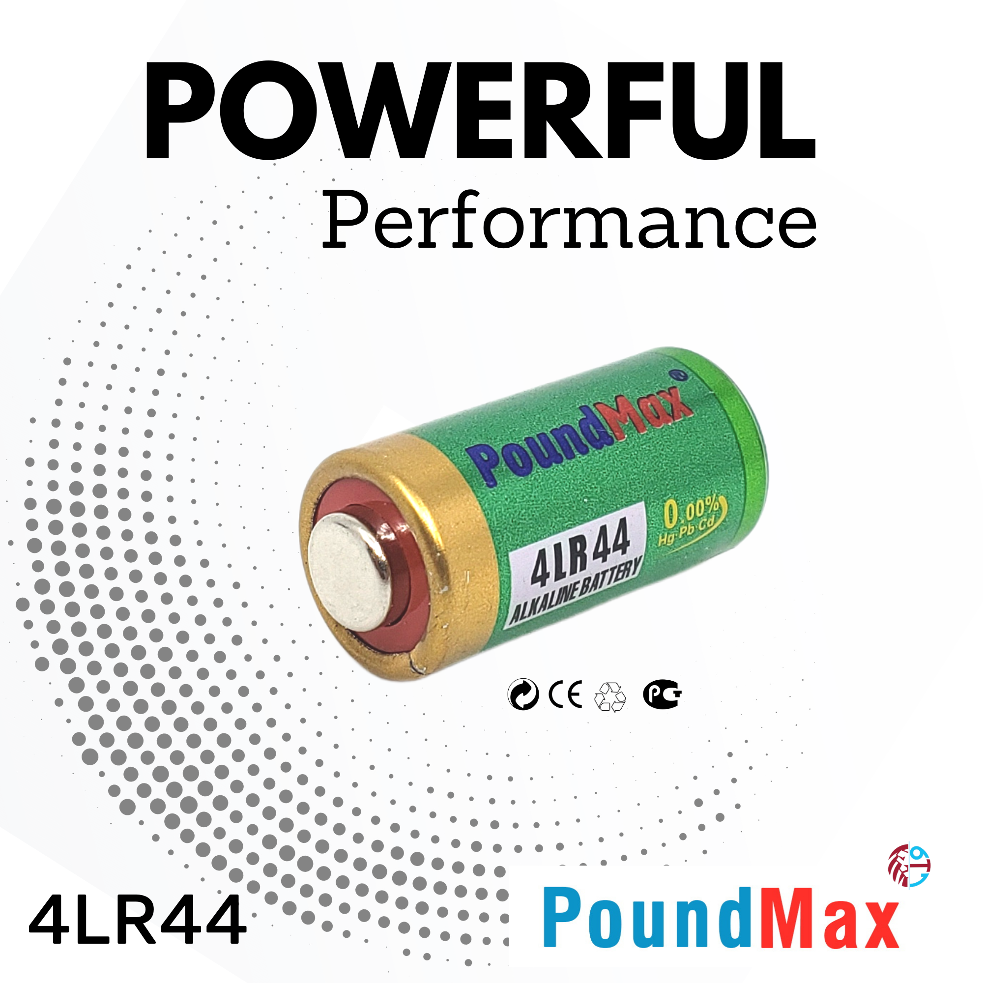 5 X Super 4LR44, 4G13,476A, PX28, L1325, A544, 6v PoundMax Alkaline Battery