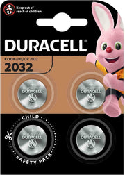 4 x 2032 DURACELL CR 2032 3V Lithium Coin Cell Battery Batteries