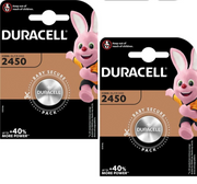 Duracell CR2450 Lithium Coin Cell - Pack of 2