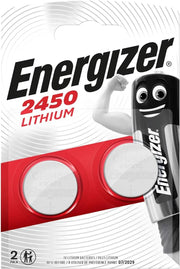 140 x 2450 CR2450 DL2450 K2450L ECR2450 3V Energizer Lithium Coin Cell Batteries pack of 2