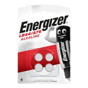 Energizer LR44/A76 Alkaline Coin Cell - Pack of 4