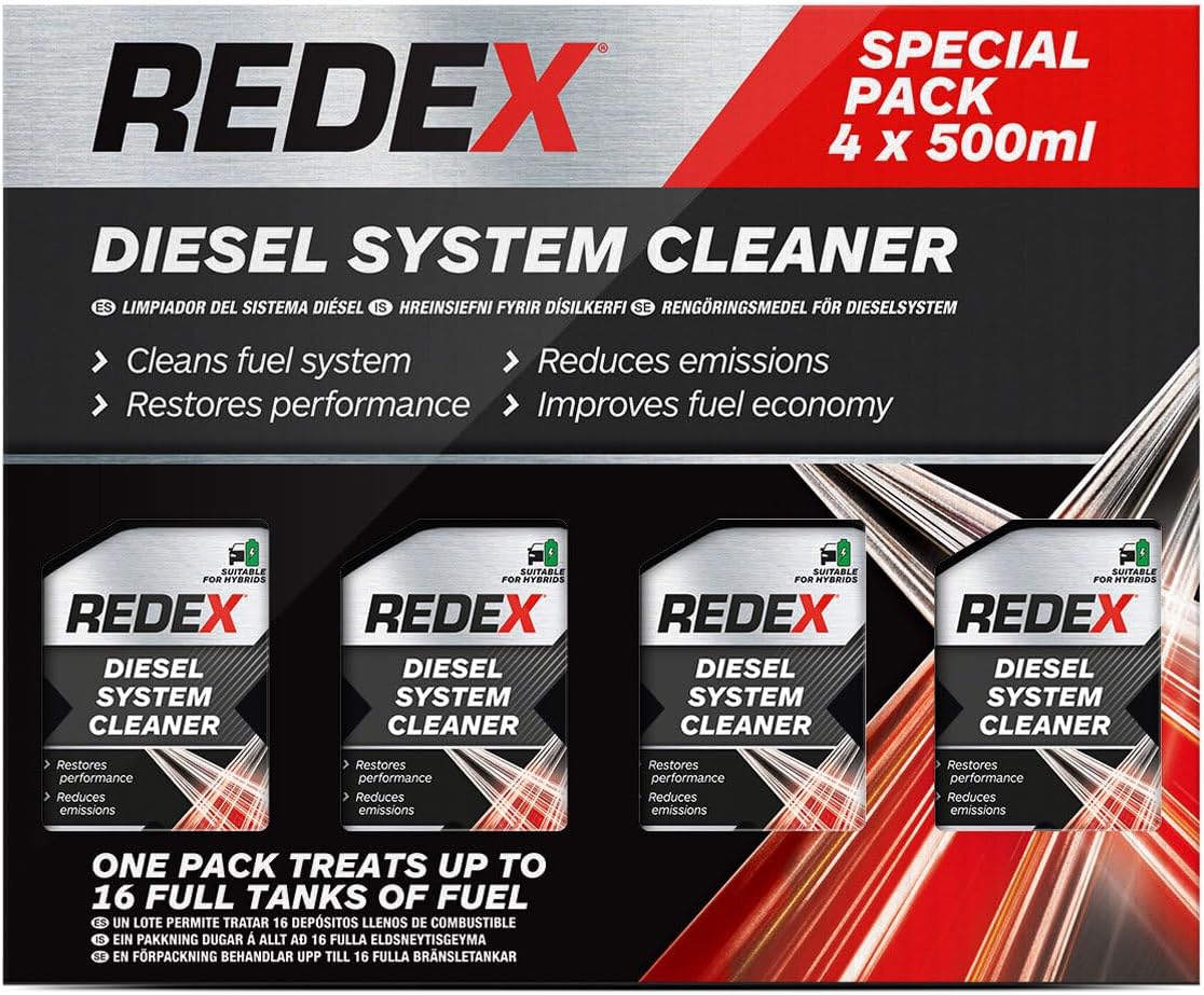 Redex Diesel System Cleaner, 500ml, 4 Pack