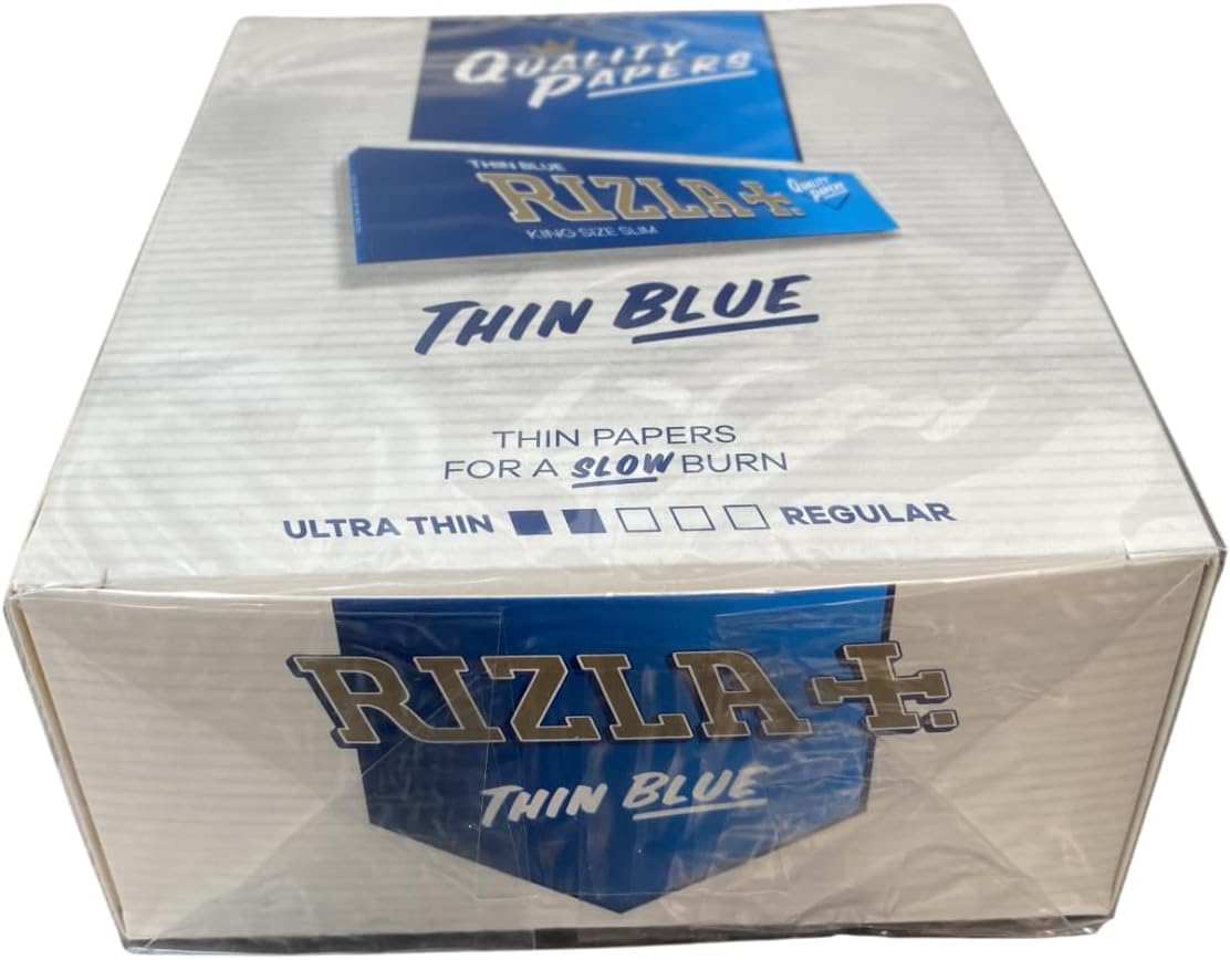 Rizla King Size Slim Blue Full Box Of 50 Booklets