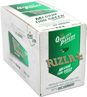 Rizla Regular Green Rolling Paper -The Iconic Brand - Full Box Of 100 Packs